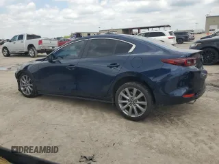 2023 Mazda 3 S Carbon Edition with VIN 3MZBPACM9PM366679, listed as a Copart auction lot 55825035 with 19,745 mi miles and Salvage title. Bid and sale history available at DreamBid. Image 2.