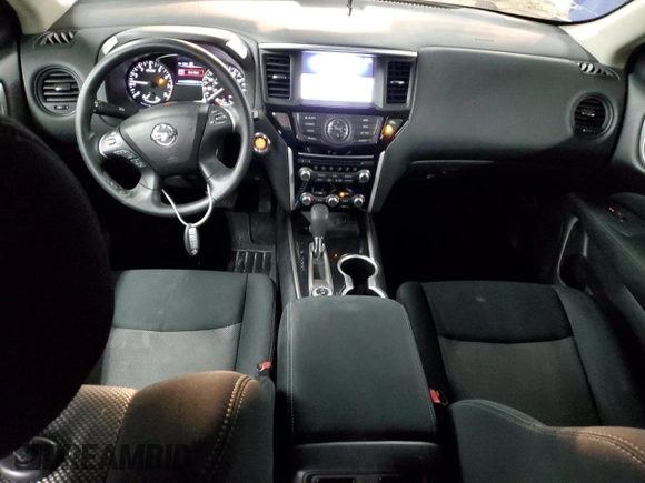 2017 Nissan Pathfinder S with VIN 5N1DR2MM3HC690476, listed as a Copart auction lot 89148845 with 63,624 mi miles and Salvage title. Bid and sale history available at DreamBid. Image 8.