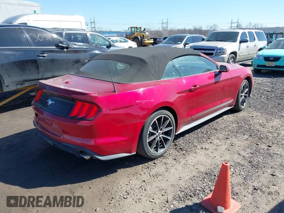 2022 Ford Mustang EcoBoost with VIN 1FATP8UH6N5105570, listed as a IAAI auction lot 41768451 with 21,036 mi miles. Bid and sale history available at carsss.com. Image 4.