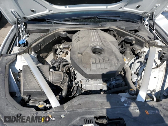 2019 Genesis G70 2.0T Sport with VIN KMTG24LA8KU032387, listed as a Copart auction lot 70257244 with 63,308 mi miles and Salvage Title. Bid and sale history available at carsss.com. Image 11.