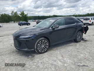 2024 Lexus RX 350h z VIN 2T2BBMCA3RC035404, wystawiony jako Copart lot #56469265 z przebiegiem 14 662 mil mil oraz Szkody całkowita. Historia ofert i sprzedaży dostępna na DreamBid. Obrazek 1.