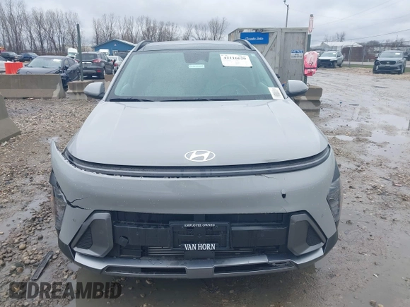 2024 Hyundai Kona Limited with VIN KM8HECA33RU040170, listed as a IAAI auction lot 42116620 with 6,810 mi miles and . Bid and sale history available at carsss.com. Image 12.