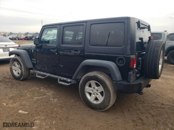 2018 Jeep Wrangler JK Unlimited Sport with VIN 1C4BJWDG9JL882270, listed as a Copart auction lot 89145905 with 99,225 mi miles and Salvage Title. Bid and sale history available at carsss.com. Image 2.