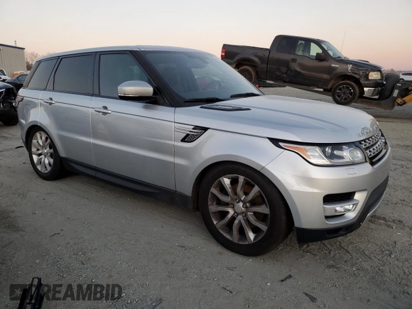 2015 Land Rover Range Rover Sport HSE with VIN SALWR2VFXFA524390, listed as a Copart auction lot 46574265 with 141,150 mi miles and Salvage Title. Bid and sale history available at carsss.com. Image 4.
