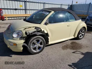 2003 Volkswagen Beetle GLS с VIN 3VWCD21Y43M331910, выставлен на аукционе Copart как лот 42709485 с пробегом 56 409 миль миль и Списание • Salvage title. История ставок и продаж доступна на DreamBid. Изображение 1.