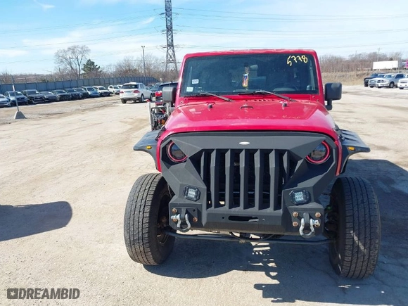 2008 Jeep Wrangler Unlimited X with VIN 1J4GA39188L619460, listed as a IAAI auction lot 41745778 with 199,799 mi miles. Bid and sale history available at carsss.com. Image 12.