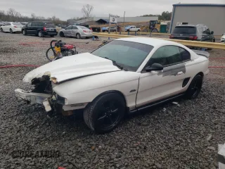 1997 Ford Mustang GT with VIN 1FALP42X6VF150554, listed as a Copart auction lot 86516854 with 218,971 mi miles and Salvage title. Bid and sale history available at DreamBid. Image 1.