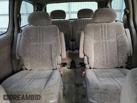 2002 Toyota Sienna LE with VIN 4T3ZF13C12U455861, listed as a Copart auction lot 80950914 with 250,830 mi miles and Salvage Title. Bid and sale history available at carsss.com. Image 10.
