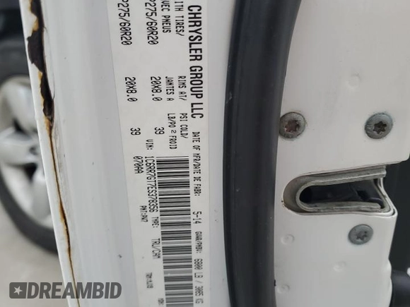 2014 Ram 1500 SLT с VIN 1C6RR7GT7ES378356, выставлен на аукционе Copart как лот 43555335 с пробегом 168 133 миль миль и Чистый • Clean title. История ставок и продаж доступна на DreamBid. Изображение 13.