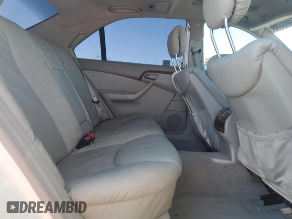 2001 Mercedes-Benz S-Class with VIN WDBNG70J51A201731, listed as a Copart auction lot 48208655 with 110,827 mi miles and Salvage Title. Bid and sale history available at carsss.com. Image 11.