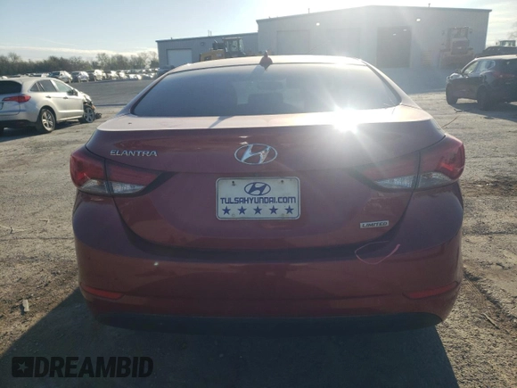 2014 Hyundai Elantra SE z VIN KMHDH4AE6EU052627, wystawiony jako Copart lot #49247275 z przebiegiem 133 647 mil mil oraz Szkoda całkowita • Salvage title. Historia ofert i sprzedaży dostępna na DreamBid. Obrazek 6.