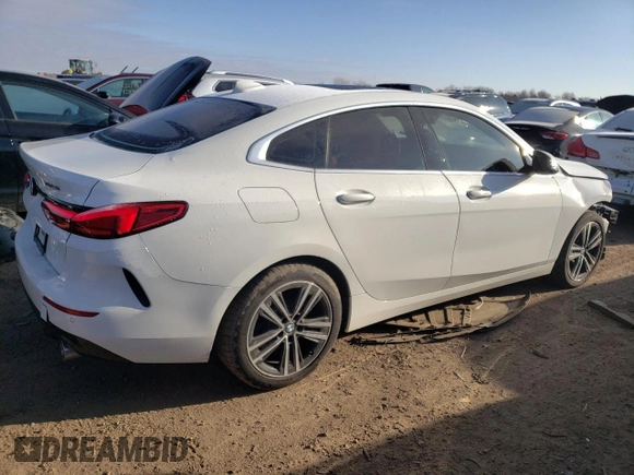 2020 BMW 2 Series 228i xDrive with VIN WBA73AK0XL7G12260, listed as a Copart auction lot 42138144 with 25,427 mi miles. Bid and sale history available at carsss.com. Image 3.