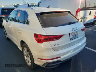 2023 Audi Q3 S line Premium with VIN WA1DECF37P1108975, listed as a IAAI auction lot 42796417 with 58,193 mi miles and . Bid and sale history available at DreamBid. Image 20.