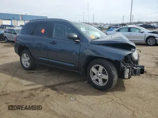 2008 Jeep Compass Sport with VIN 1J8FT47W98D732241, listed as a Copart auction lot 50194295 with Not Provided miles and Salvage Title. Bid and sale history available at carsss.com. Image 4.