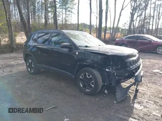 2017 Jeep Compass Trailhawk с VIN 3C4NJDDB4HT628132, выставлен на аукционе IAAI как лот 41611318 с пробегом 74 155 миль миль и . История ставок и продаж доступна на DreamBid. Изображение 1.