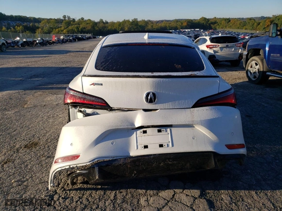 2024 Acura Integra w/A-Spec Technology Package with VIN 19UDE4G79RA028854, listed as a Copart auction lot 74223924 with 0 miles and Salvage Title. Bid and sale history available at carsss.com. Image 6.