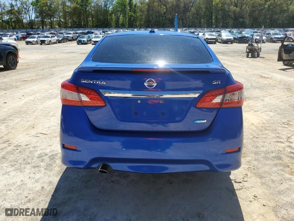 2013 Nissan Sentra SR with VIN 3N1AB7AP5DL693453, listed as a Copart auction lot 49291785 with 114,937 mi miles and Salvage Title. Bid and sale history available at carsss.com. Image 6.