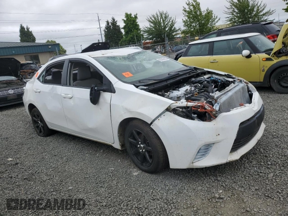 2014 Toyota Corolla L with VIN 2T1BURHE8EC059344, listed as a Copart auction lot 62562455 with Not provided miles and Salvage title. Bid and sale history available at DreamBid. Image 4.