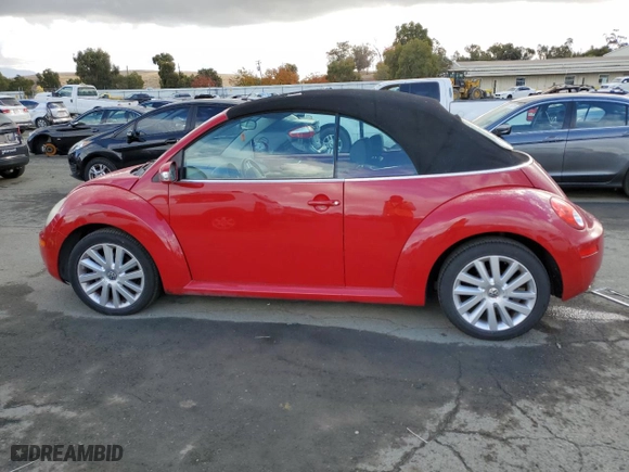 2008 Volkswagen New Beetle Convertible SE with VIN 3VWRG31Y18M400549, listed as a Copart auction lot 80953294 with 110,096 mi miles and Clean Title. Bid and sale history available at carsss.com. Image 2.