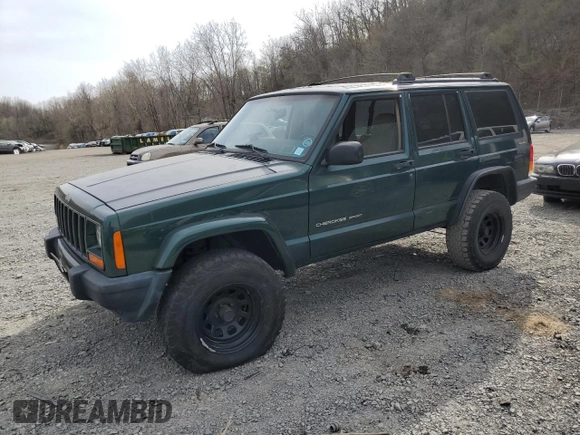 2001 Jeep Cherokee Sport with VIN 1J4FF48S61L575056, listed as a Copart auction lot 53808195 with 0 mi miles and Clean Title. Bid and sale history available at carsss.com. Image 1.