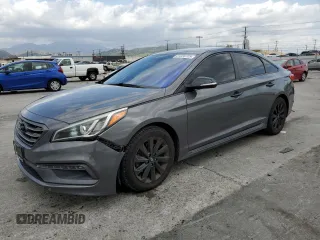 2015 Hyundai Sonata Sport with VIN 5NPE34AF9FH060300, listed as a Copart auction lot 51234725 with 113,782 mi miles and Salvage title. Bid and sale history available at DreamBid. Image 1.