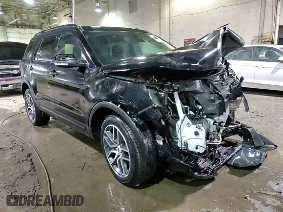 2018 Ford Explorer Sport with VIN 1FM5K8GT6JGC83913, listed as a Copart auction lot 47794745 with Not Provided miles and Non Repairable. Bid and sale history available at DreamBid. Image 14.