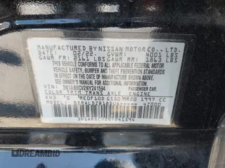 2022 Nissan Sentra SV with VIN 3N1AB8CV2NY241594, listed as a IAAI auction lot 41993360 with 54,857 mi miles and . Bid and sale history available at DreamBid. Image 9.