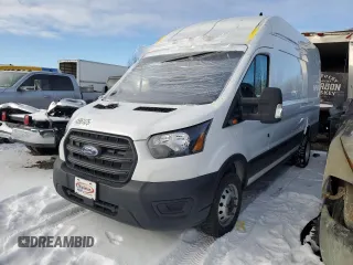 2020 Ford Transit Cargo with VIN 1FTBF4XG3LKB63896, listed as a Copart auction lot 45961475 with 106,734 mi miles and Salvage Title. Bid and sale history available at DreamBid. Image 1.