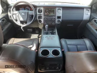 2015 Ford Expedition XLT with VIN 1FMJU1HT6FEF43020, listed as a Copart auction lot 50363135 with 133,608 mi miles and Salvage title. Bid and sale history available at DreamBid. Image 8.