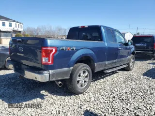 2017 Ford F-150 XL with VIN 1FTFX1EFXHFB12886, listed as a Copart auction lot 45378415 with 101,652 mi miles and Salvage Title. Bid and sale history available at carsss.com. Image 3.