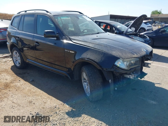 2007 BMW X3 3.0si with VIN WBXPC93447WF12057, listed as a IAAI auction lot 42211587 with 121,293 mi miles and . Bid and sale history available at DreamBid. Image 1.