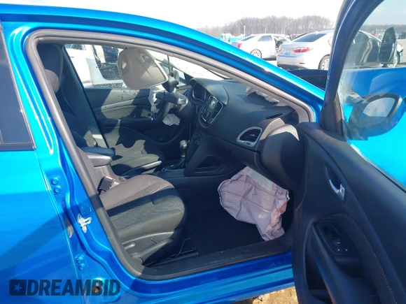 2016 Dodge Dart SE with VIN 1C3CDFAA9GD533547, listed as a IAAI auction lot 41669452 with 1 mi miles. Bid and sale history available at carsss.com. Image 5.