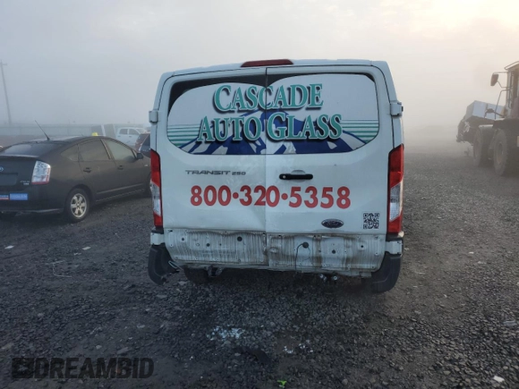 2019 Ford Transit with VIN 1FTYR1ZM6KKB01524, listed as a Copart auction lot 87309434 with 74,696 mi miles and Salvage Title. Bid and sale history available at DreamBid. Image 6.