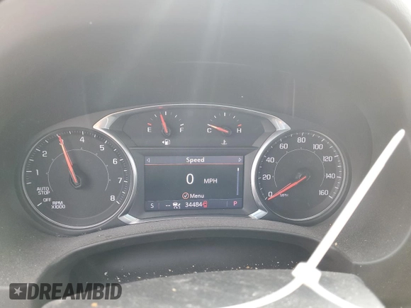 2022 GMC Terrain SLT with VIN 3GKALVEV6NL111177, listed as a Copart auction lot 54156145 with 34,484 mi miles and Salvage title. Bid and sale history available at DreamBid. Image 9.