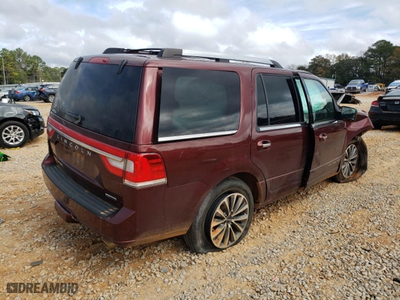 2016 Lincoln Navigator Select with VIN 5LMJJ2HT5GEL06614, listed as a Copart auction lot 42925325 with 107,547 mi miles and Salvage Title. Bid and sale history available at carsss.com. Image 3.