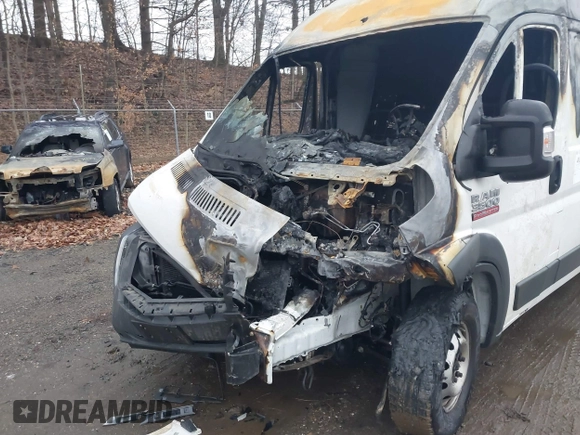 2014 Ram ProMaster Cargo with VIN 3C6URVJG4EE123550, listed as a IAAI auction lot 41184203 with 90,000 mi miles. Bid and sale history available at carsss.com. Image 6.