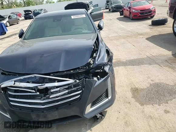 2018 Cadillac CTS Luxury AWD with VIN 1G6AX5SX0J0128430, listed as a Copart auction lot 53480485 with 121,920 mi miles and Salvage title. Bid and sale history available at DreamBid. Image 13.