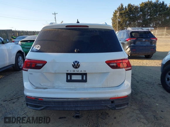2022 Volkswagen Tiguan SE with VIN 3VV3B7AX0NM138994, listed as a IAAI auction lot 41441272 with 404,588 mi miles and . Bid and sale history available at DreamBid. Image 16.