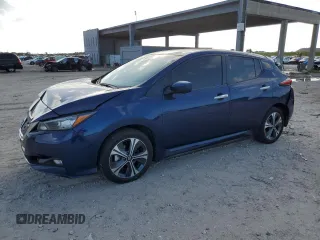 2021 Nissan LEAF SV Plus with VIN 1N4BZ1CV0MC556041, listed as a Copart auction lot 78935694 with 25,052 mi miles and Salvage title. Bid and sale history available at DreamBid. Image 1.