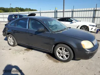 2007 Ford Five Hundred SEL with VIN 1FAHP24177G114422, listed as a Copart auction lot 77028184 with 0 mi miles and Salvage Title. Bid and sale history available at carsss.com. Image 4.