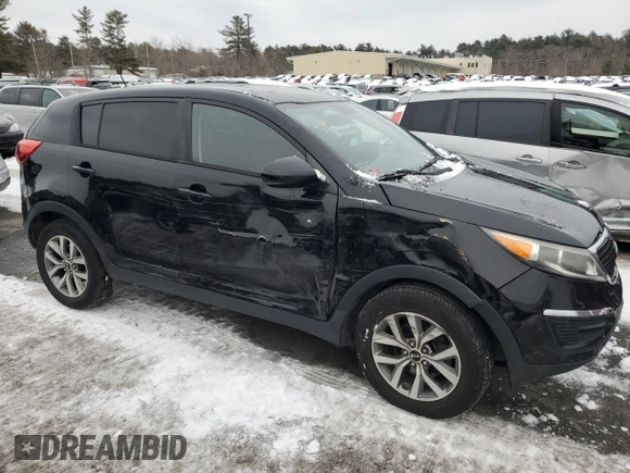 2016 Kia Sportage LX with VIN KNDPBCAC6G7802251, listed as a Copart auction lot 44006135 with 99,860 mi miles and Salvage Title. Bid and sale history available at carsss.com. Image 4.
