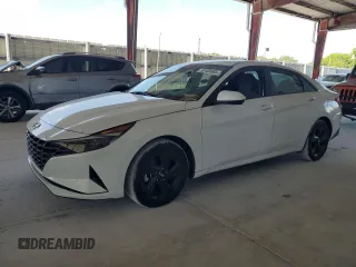 2023 Hyundai Elantra Blue z VIN KMHLM4AJ1PU054132, wystawiony jako Copart lot #58169985 z przebiegiem 107 985 mil mil oraz Szkoda całkowita • Salvage title. Historia ofert i sprzedaży dostępna na DreamBid. Obrazek 1.