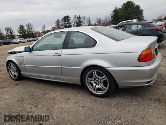 2001 BMW 3 Series 330Ci with VIN WBABN53461JU24684, listed as a Copart auction lot 51159385 with Not Provided miles and Salvage Title. Bid and sale history available at carsss.com. Image 2.