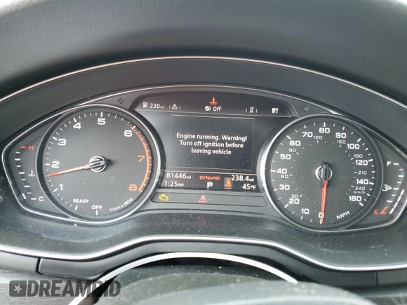 2017 Audi allroad A4 Premium with VIN WA17NAF43HA095492, listed as a Copart auction lot 74612313 with 81,446 mi miles and . Bid and sale history available at DreamBid. Image 9.