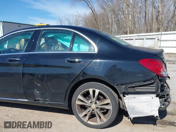 2017 Mercedes-Benz C 300 with VIN 55SWF4KB7HU184461, listed as a IAAI auction lot 41761593 with 55,161 mi miles and . Bid and sale history available at carsss.com. Image 21.