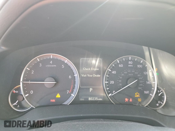 2017 Lexus RX 350 with VIN 2T2BZMCA4HC122478, listed as a Copart auction lot 64689805 with 80,235 mi miles and Salvage title. Bid and sale history available at DreamBid. Image 9.