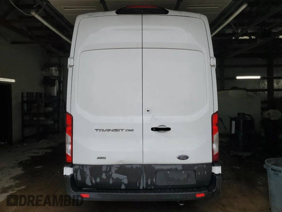 2023 Ford Transit Cargo with VIN 1FTBR3U89PKA70899, listed as a Copart auction lot 77940504 with 62,196 mi miles and Clean Title. Bid and sale history available at DreamBid. Image 6.