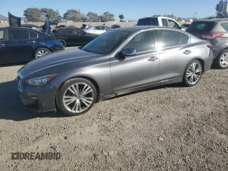 2018 Infiniti Q50 Sport with VIN JN1EV7AP8JM357774, listed as a Copart auction lot 41694395 with 91,918 mi miles and Salvage Title. Bid and sale history available at carsss.com. Image 1.