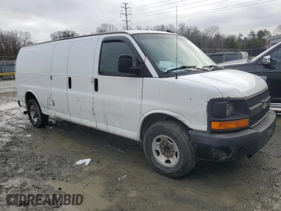 2013 Chevrolet Express Cargo Van with VIN 1GCZGUCGXD1155819, listed as a Copart auction lot 44511495 with 388,439 mi miles and Non Repairable. Bid and sale history available at carsss.com. Image 4.
