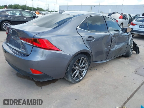 2017 Lexus IS 200t with VIN JTHBA1D2XH5048805, listed as a IAAI auction lot 42539148 with 78,464 mi miles and . Bid and sale history available at DreamBid. Image 4.